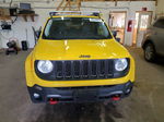 2015 Jeep Renegade Trailhawk Yellow vin: ZACCJBCT0FPB65860