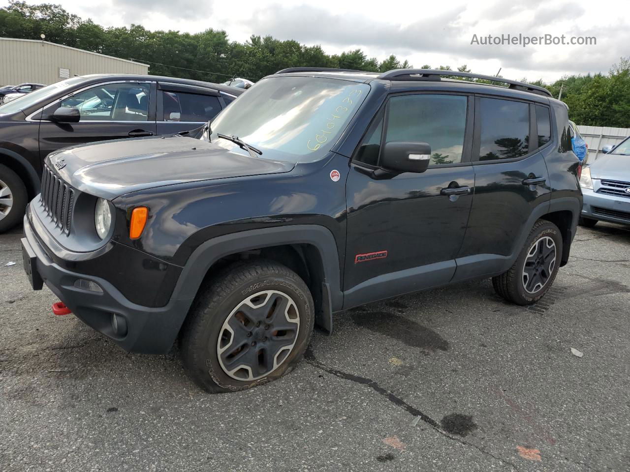 2015 Jeep Renegade Trailhawk Черный vin: ZACCJBCT0FPB73977