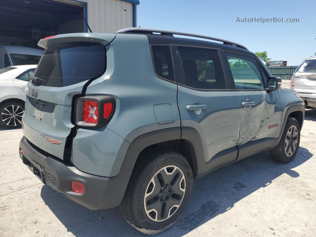 2015 Jeep Renegade Trailhawk Gray vin: ZACCJBCT0FPC08992