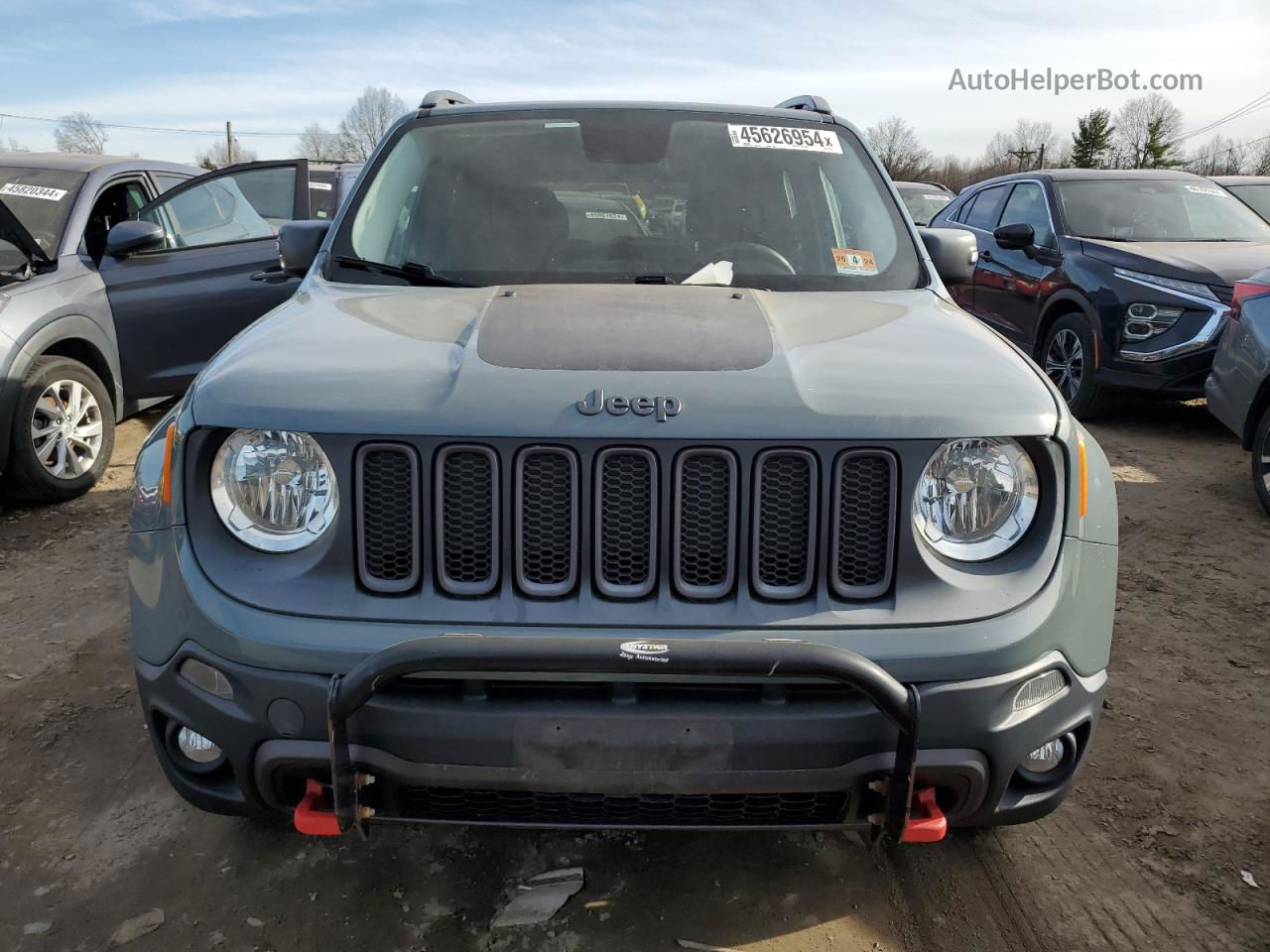 2015 Jeep Renegade Trailhawk Серый vin: ZACCJBCT2FPB77700