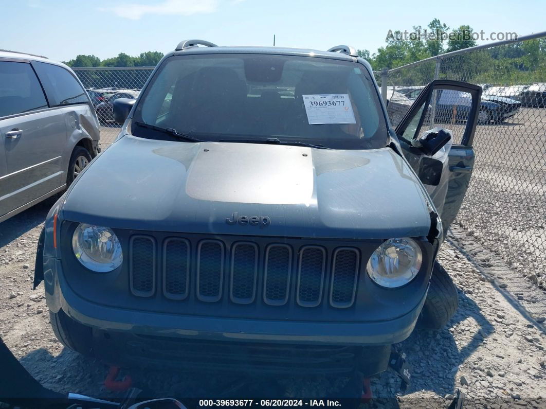 2015 Jeep Renegade Trailhawk Gray vin: ZACCJBCT2FPC46403