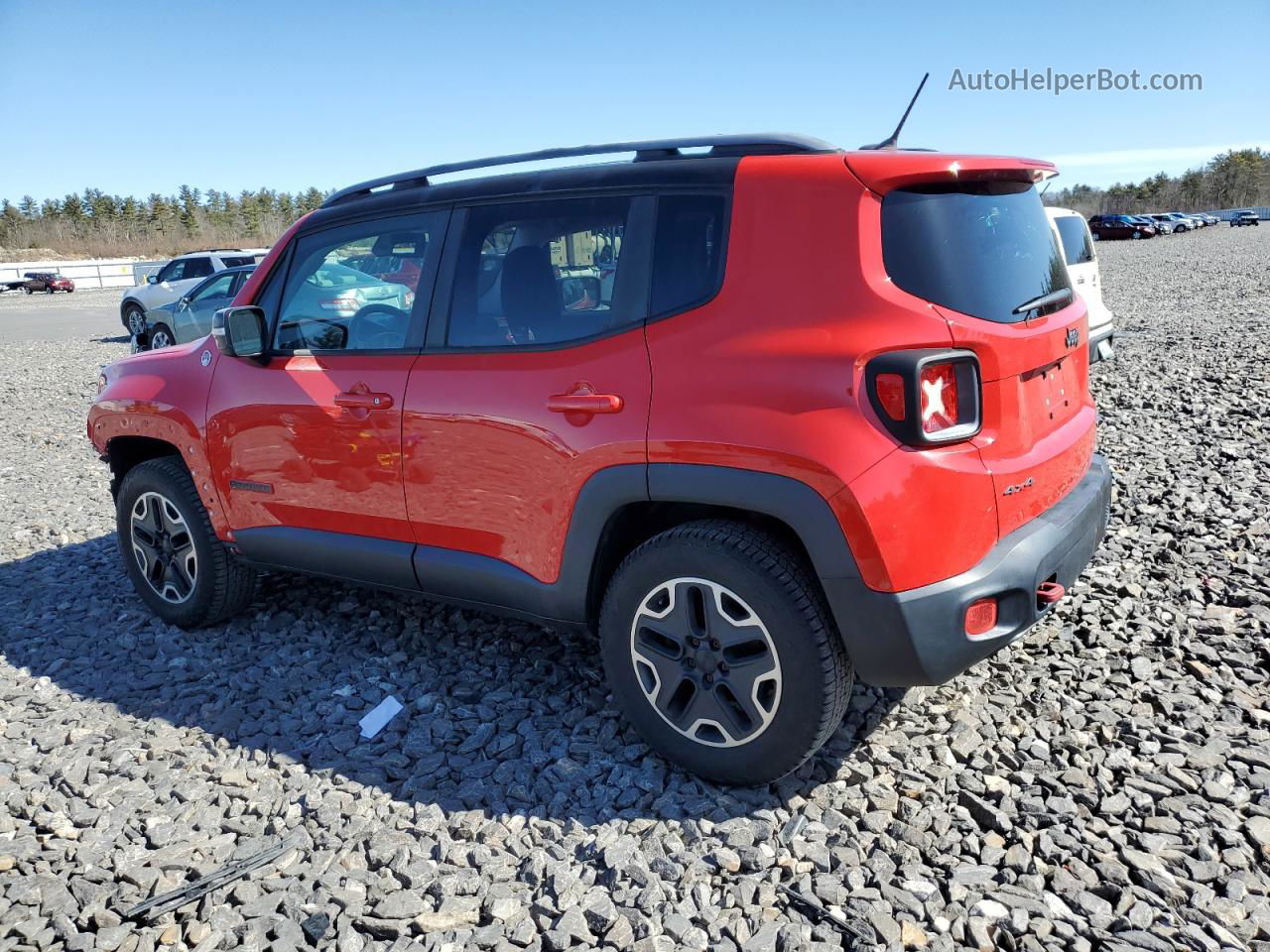 2015 Jeep Renegade Trailhawk Red vin: ZACCJBCT4FPB44245