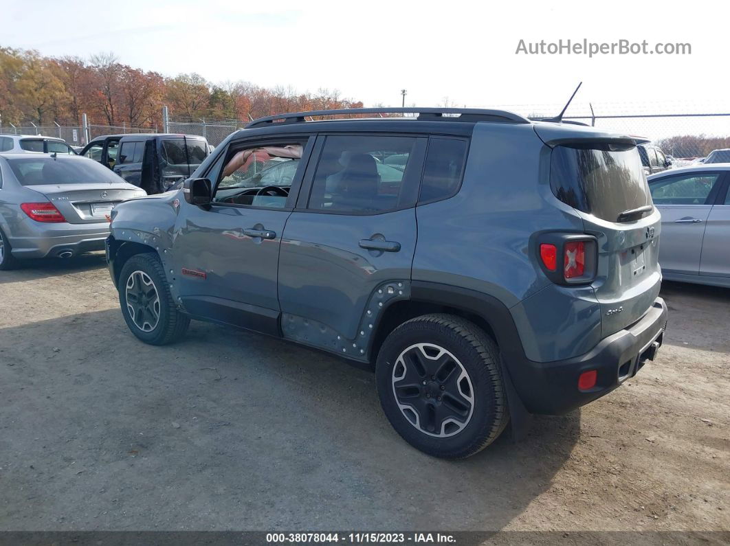 2015 Jeep Renegade Trailhawk Gray vin: ZACCJBCT4FPB85863