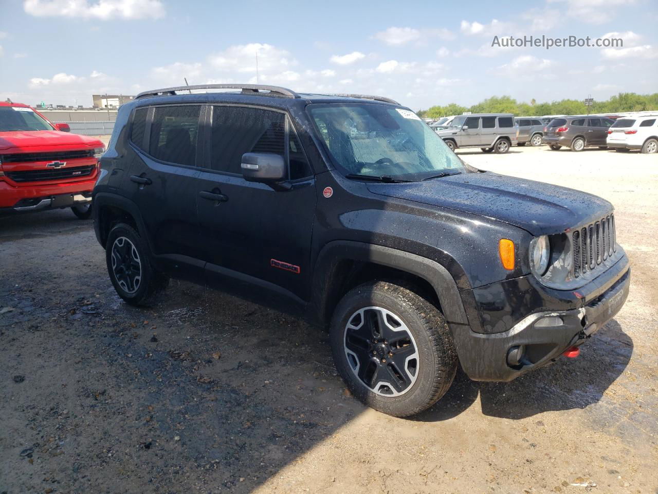 2015 Jeep Renegade Trailhawk Black vin: ZACCJBCT5FPB27874