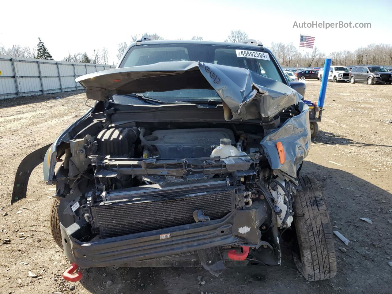 2015 Jeep Renegade Trailhawk Blue vin: ZACCJBCT5FPC15663