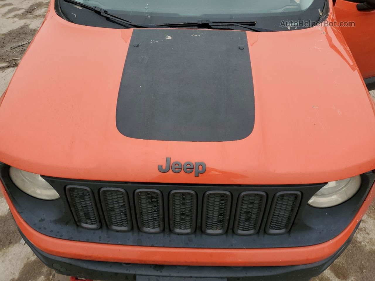 2015 Jeep Renegade Trailhawk Orange vin: ZACCJBCT7FPB92631