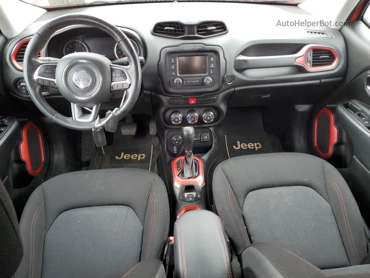 2015 Jeep Renegade Trailhawk Оранжевый vin: ZACCJBCT8FPB46421