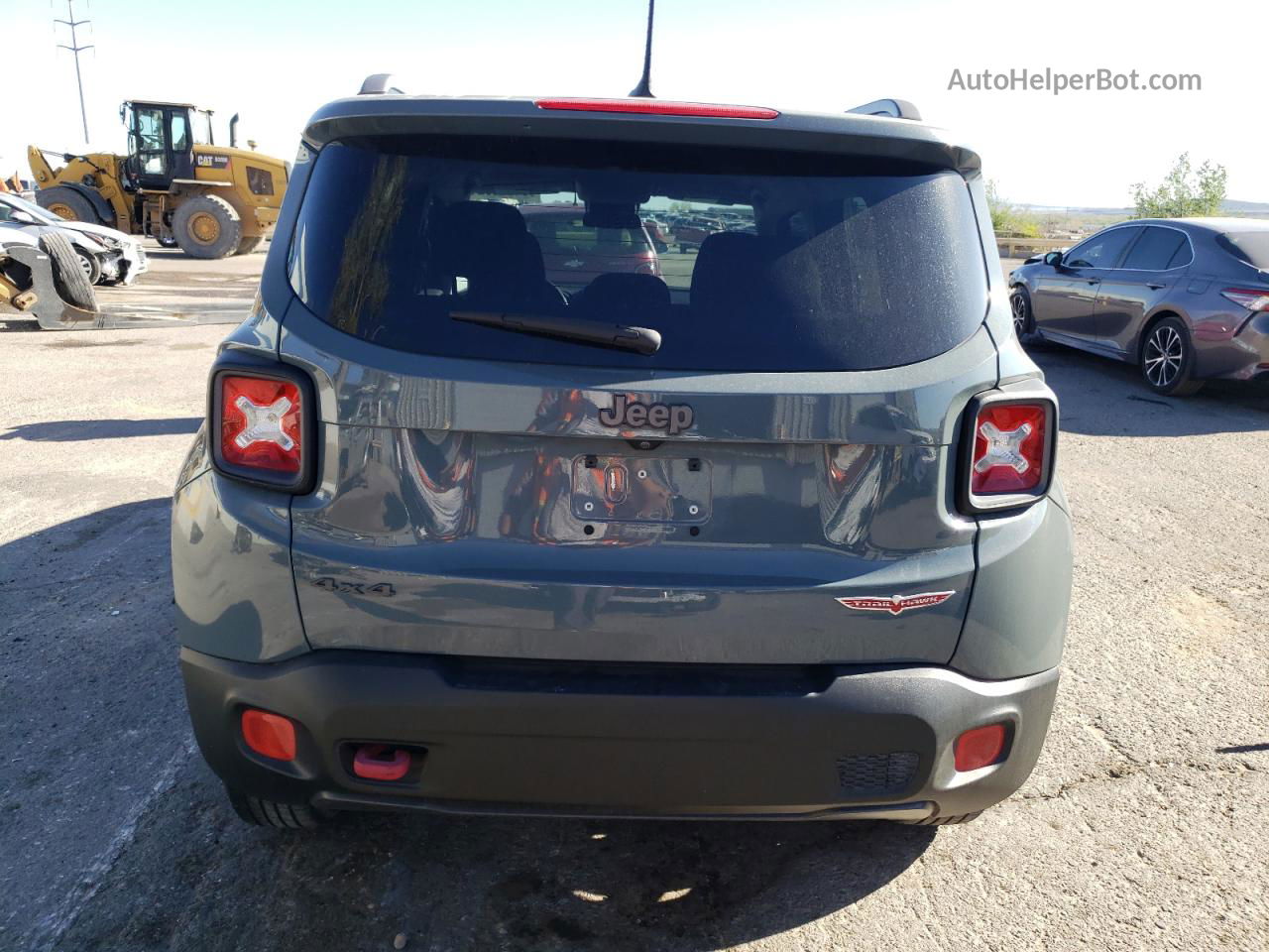 2015 Jeep Renegade Trailhawk Серый vin: ZACCJBCT8FPC17987