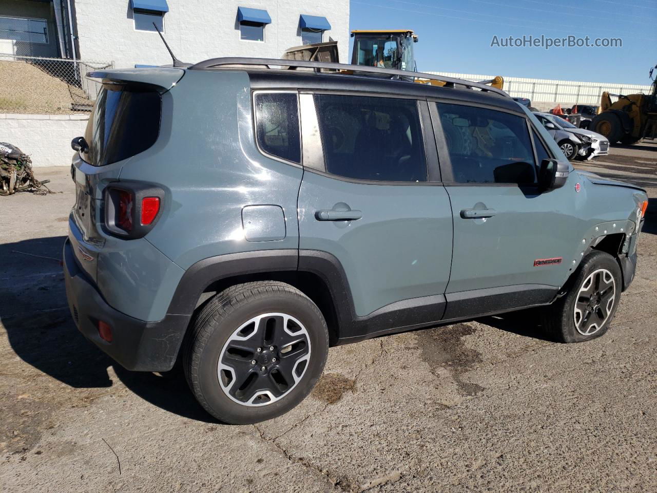 2015 Jeep Renegade Trailhawk Серый vin: ZACCJBCT8FPC17987