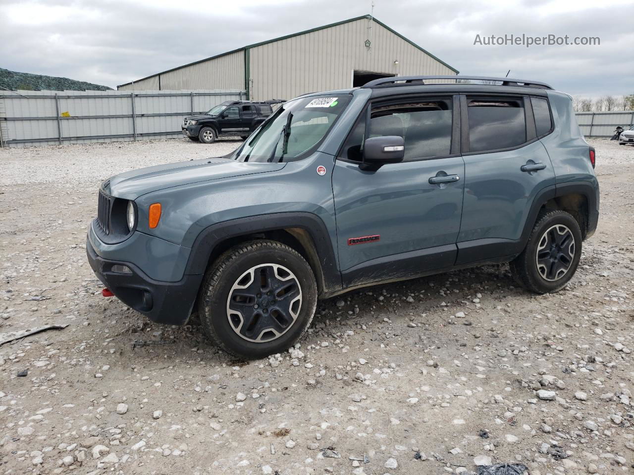 2015 Jeep Renegade Trailhawk Gray vin: ZACCJBCT9FPB98155