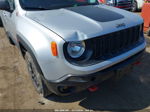 2015 Jeep Renegade Trailhawk Silver vin: ZACCJBCTXFPB32665