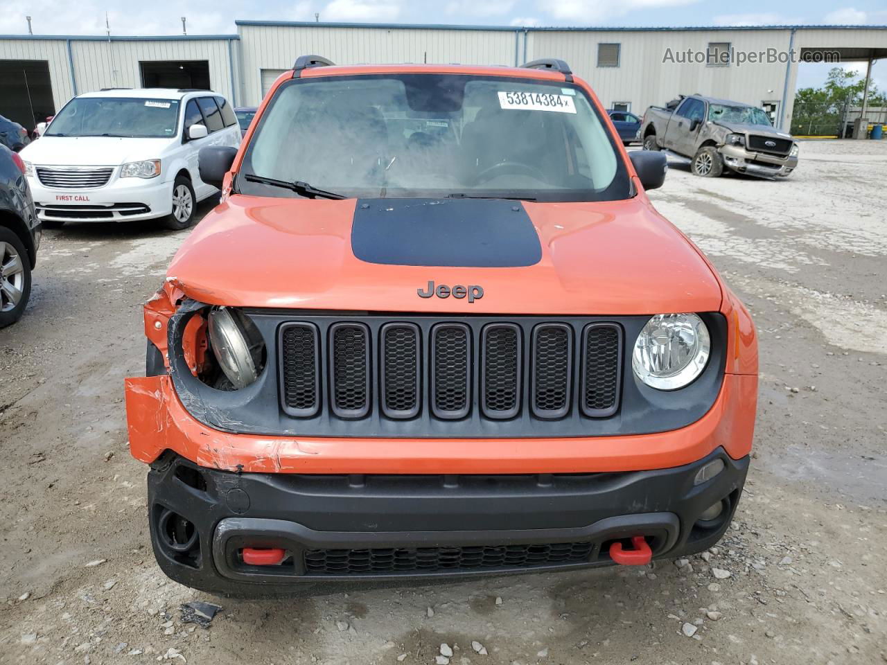 2015 Jeep Renegade Trailhawk Оранжевый vin: ZACCJBCTXFPB37574