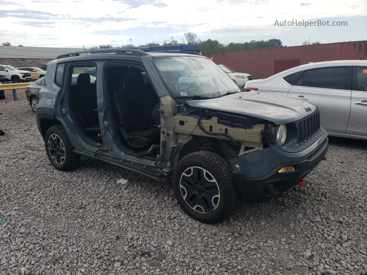 2015 Jeep Renegade Trailhawk Gray vin: ZACCJBCTXFPC21796