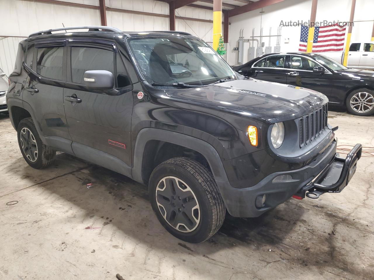 2015 Jeep Renegade Trailhawk Black vin: ZACCJBCTXFPC41868