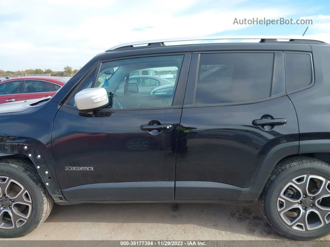 2017 Jeep Renegade Limited 4x4 Black vin: ZACCJBDB0HPE66339