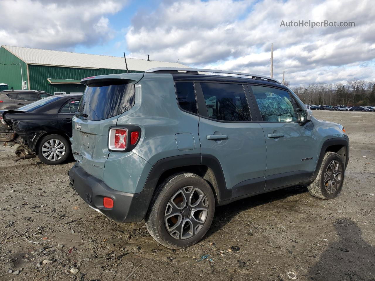 2018 Jeep Renegade Limited Gray vin: ZACCJBDB4JPH34282