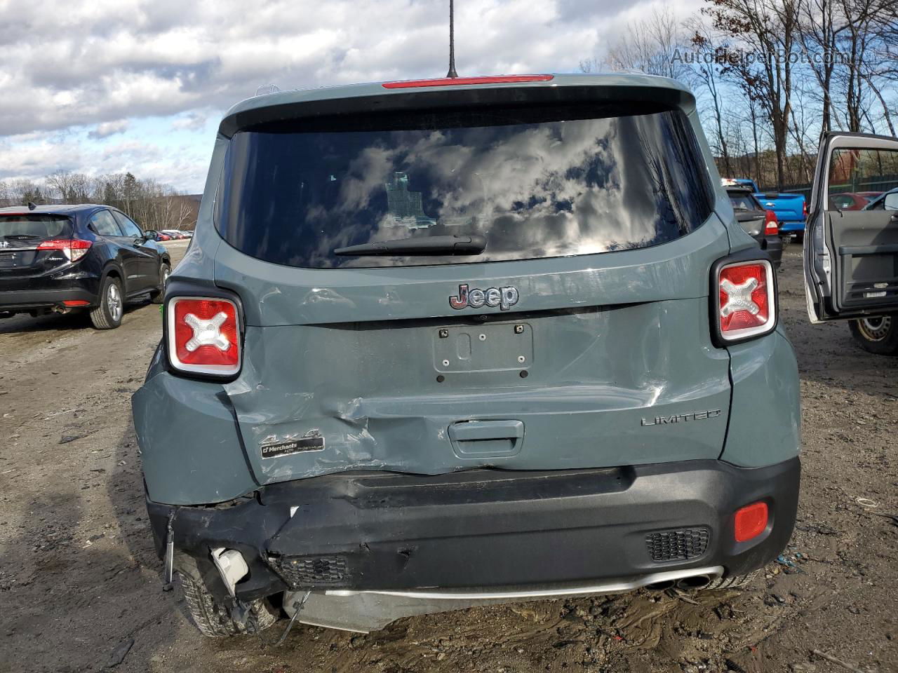 2018 Jeep Renegade Limited Gray vin: ZACCJBDB4JPH34282