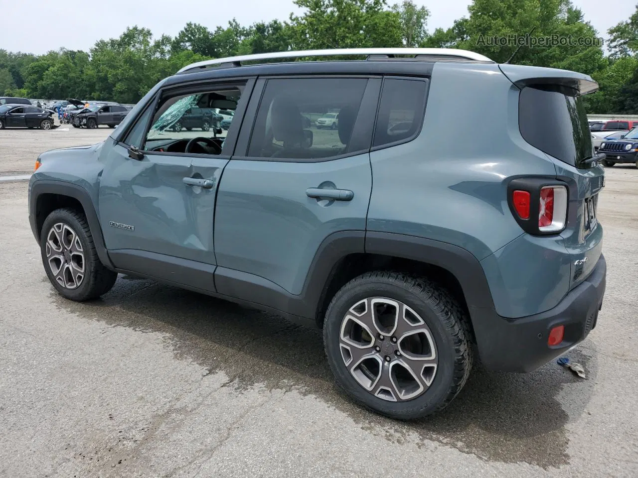 2017 Jeep Renegade Limited Blue vin: ZACCJBDB6HPF59026