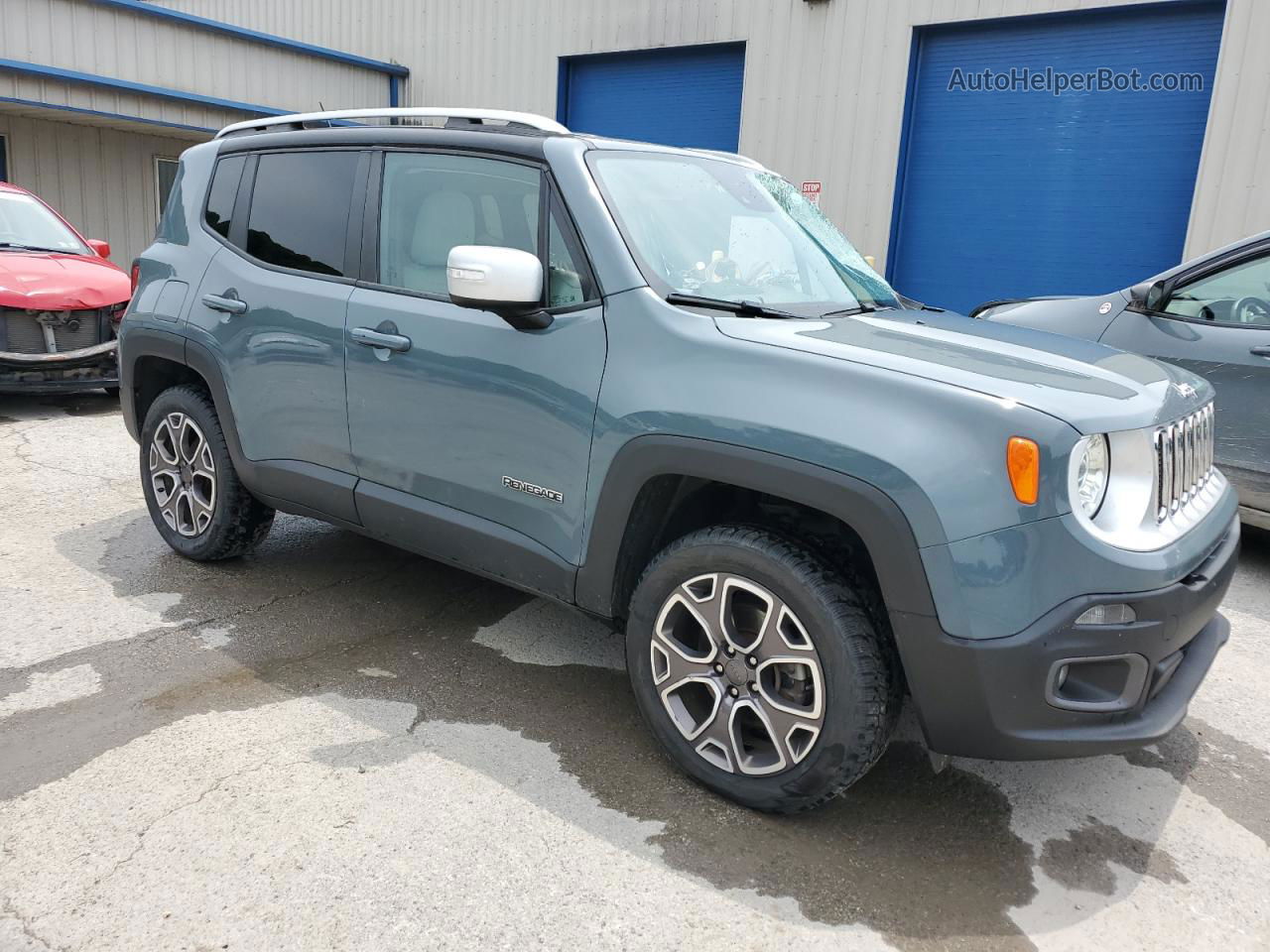 2017 Jeep Renegade Limited Blue vin: ZACCJBDB6HPF59026