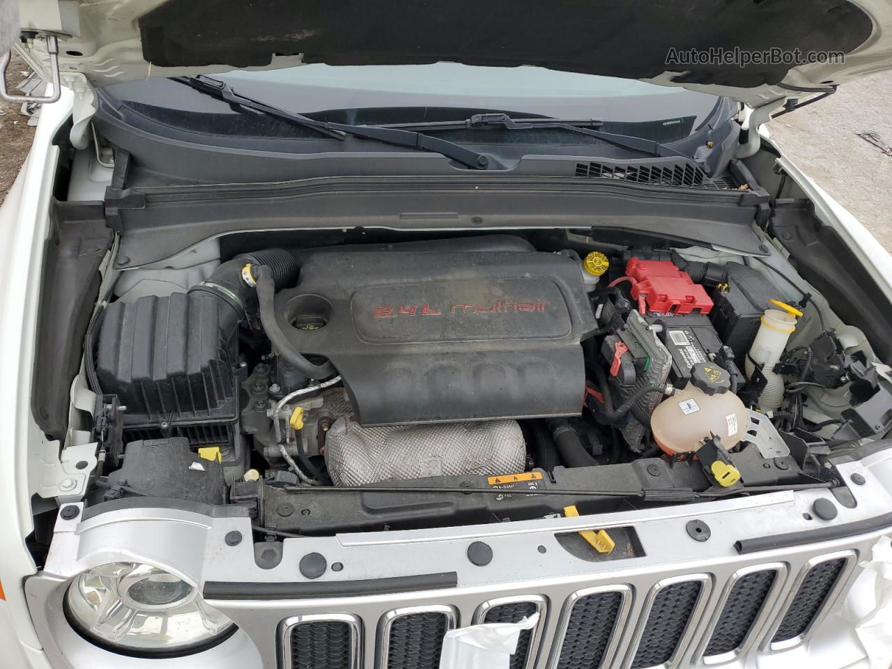 2018 Jeep Renegade Limited White vin: ZACCJBDB7JPH10428