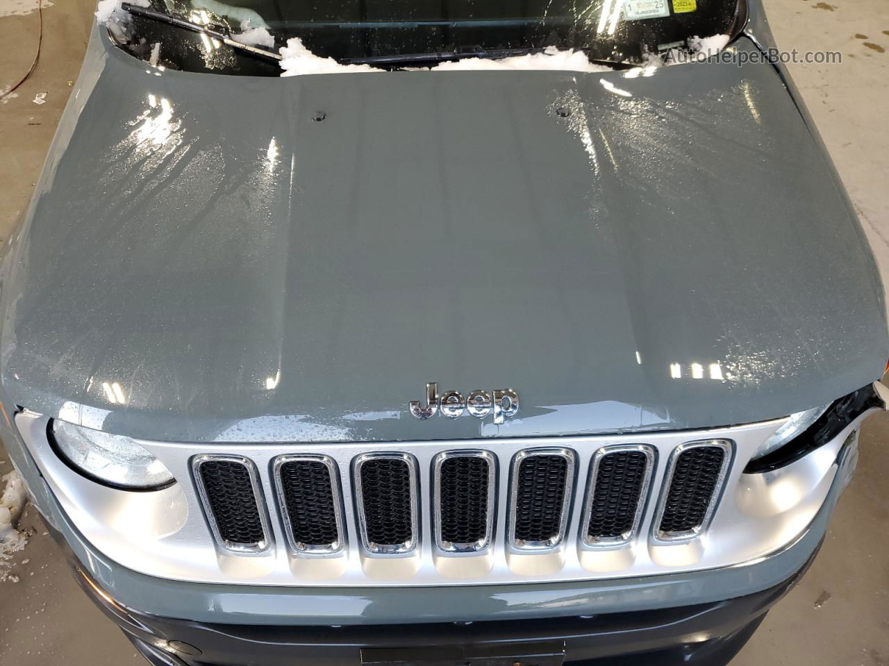 2018 Jeep Renegade Limited Gray vin: ZACCJBDB7JPJ16838