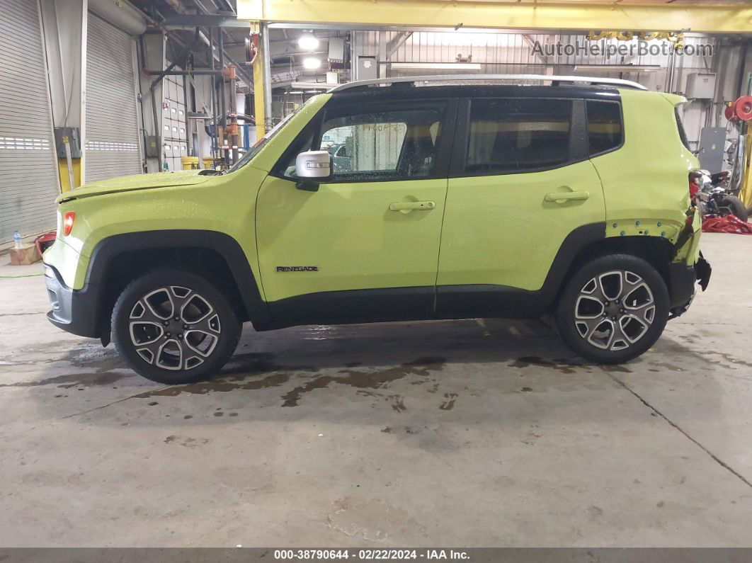 2017 Jeep Renegade Limited 4x4 Green vin: ZACCJBDB9HPF45945