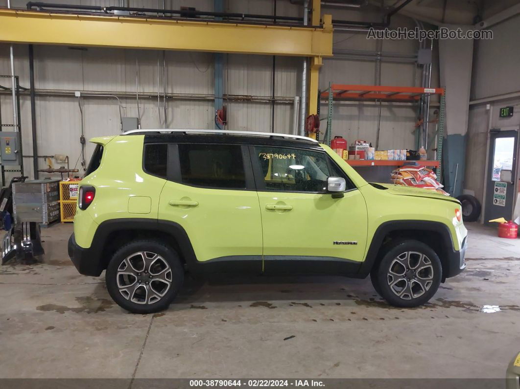 2017 Jeep Renegade Limited 4x4 Green vin: ZACCJBDB9HPF45945