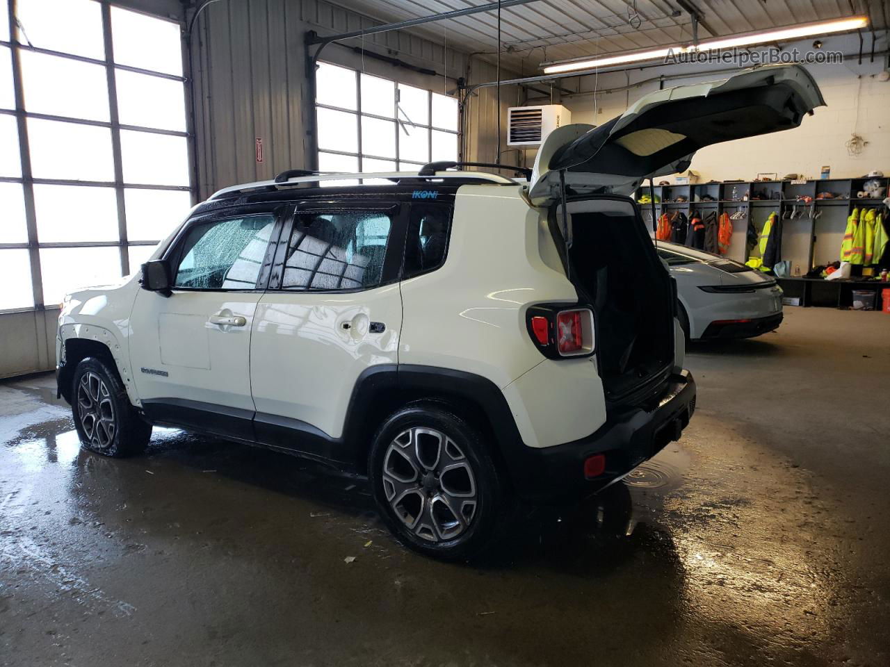 2018 Jeep Renegade Limited White vin: ZACCJBDB9JPG88187