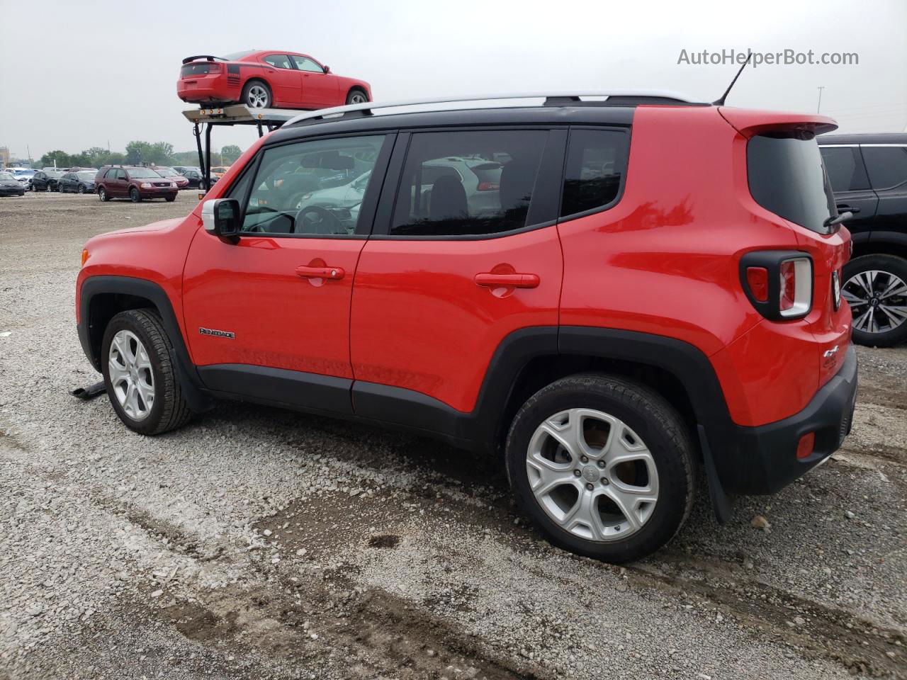 2017 Jeep Renegade Limited Красный vin: ZACCJBDBXHPF67341