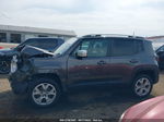 2018 Jeep Renegade Limited 4x4 Gray vin: ZACCJBDBXJPG90630