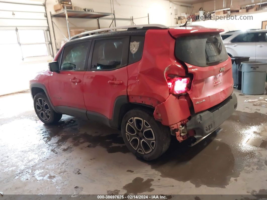 2015 Jeep Renegade Limited Red vin: ZACCJBDT0FPB30485