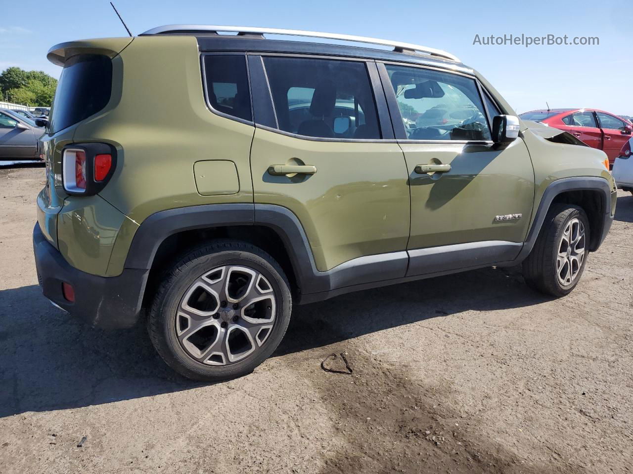 2015 Jeep Renegade Limited Green vin: ZACCJBDT0FPB54585