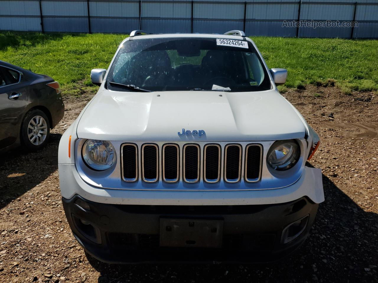 2015 Jeep Renegade Limited White vin: ZACCJBDT0FPB57000