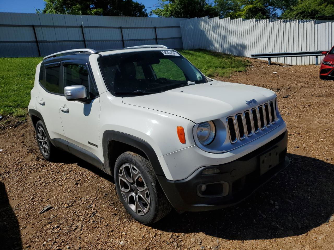 2015 Jeep Renegade Limited White vin: ZACCJBDT0FPB57000