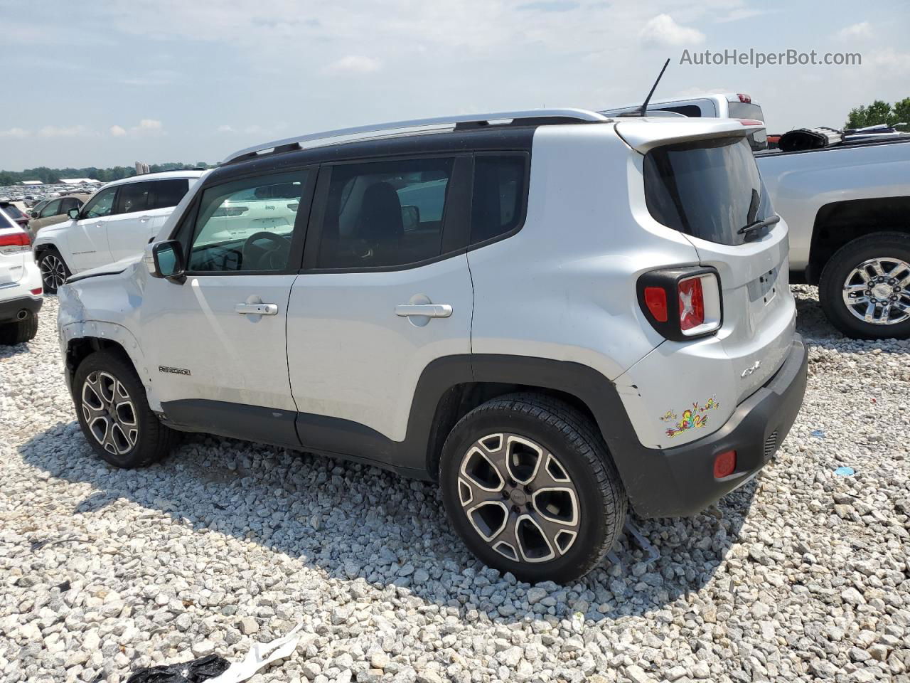 2015 Jeep Renegade Limited Silver vin: ZACCJBDT0FPB59294