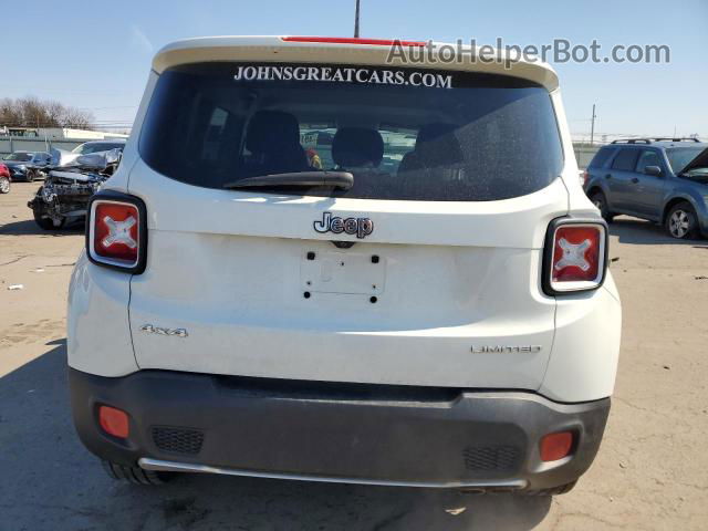 2015 Jeep Renegade Limited White vin: ZACCJBDT0FPB68333