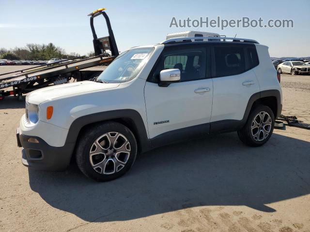 2015 Jeep Renegade Limited Белый vin: ZACCJBDT0FPB68333