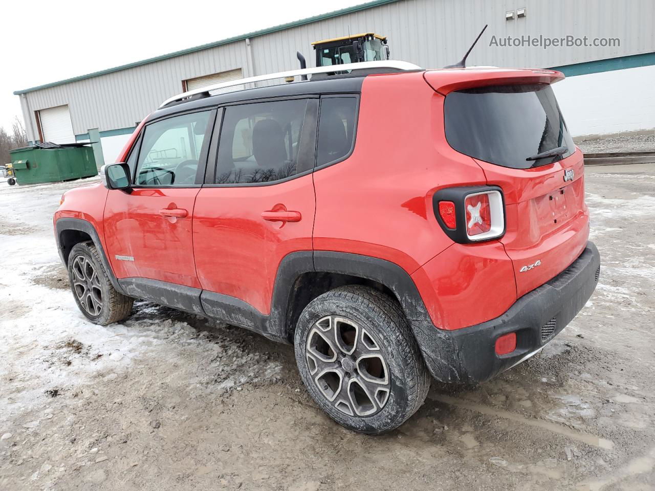 2015 Jeep Renegade Limited Red vin: ZACCJBDT0FPB70583