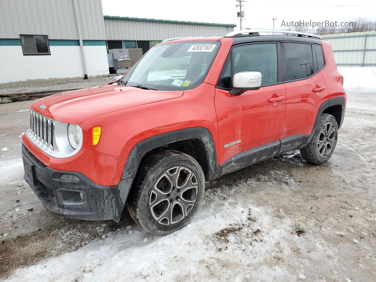 2015 Jeep Renegade Limited Красный vin: ZACCJBDT0FPB70583