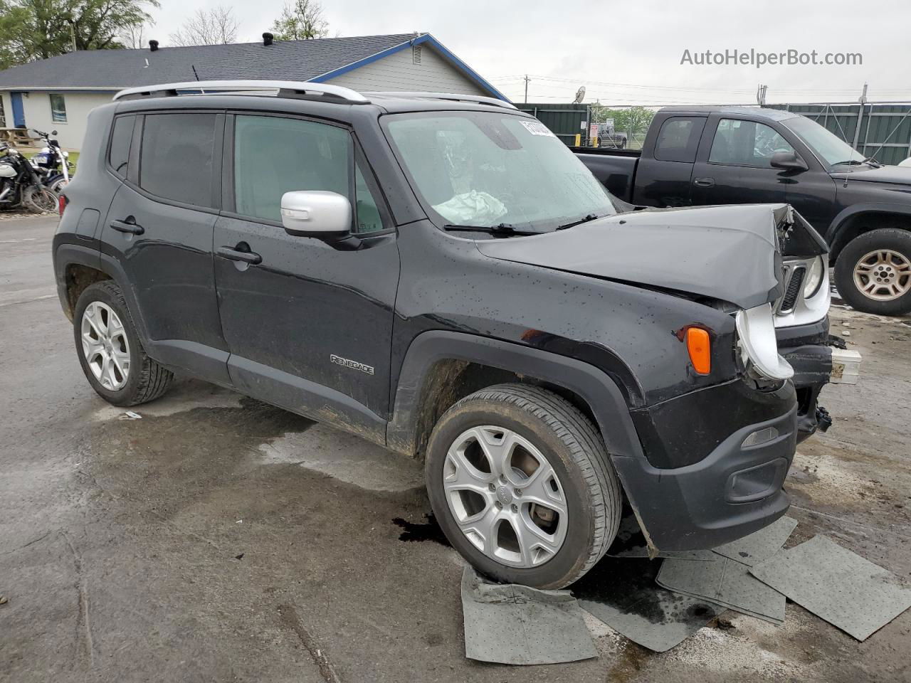 2015 Jeep Renegade Limited Black vin: ZACCJBDT0FPB97507