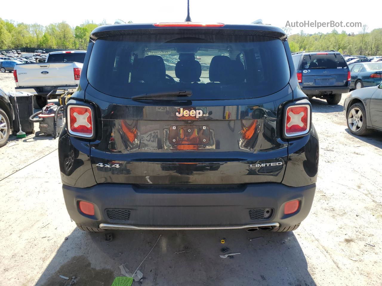 2015 Jeep Renegade Limited Black vin: ZACCJBDT1FPB34223