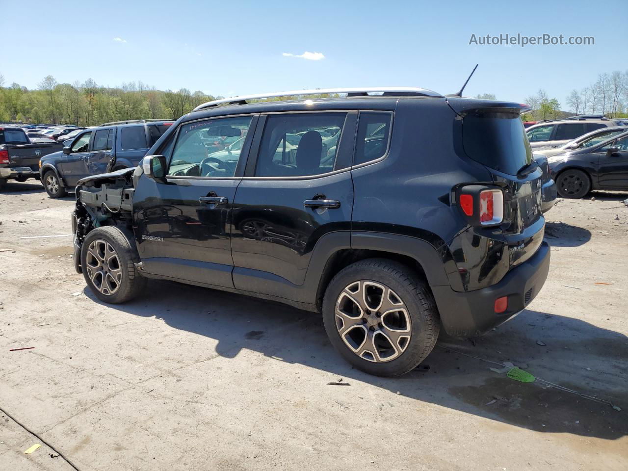 2015 Jeep Renegade Limited Черный vin: ZACCJBDT1FPB34223