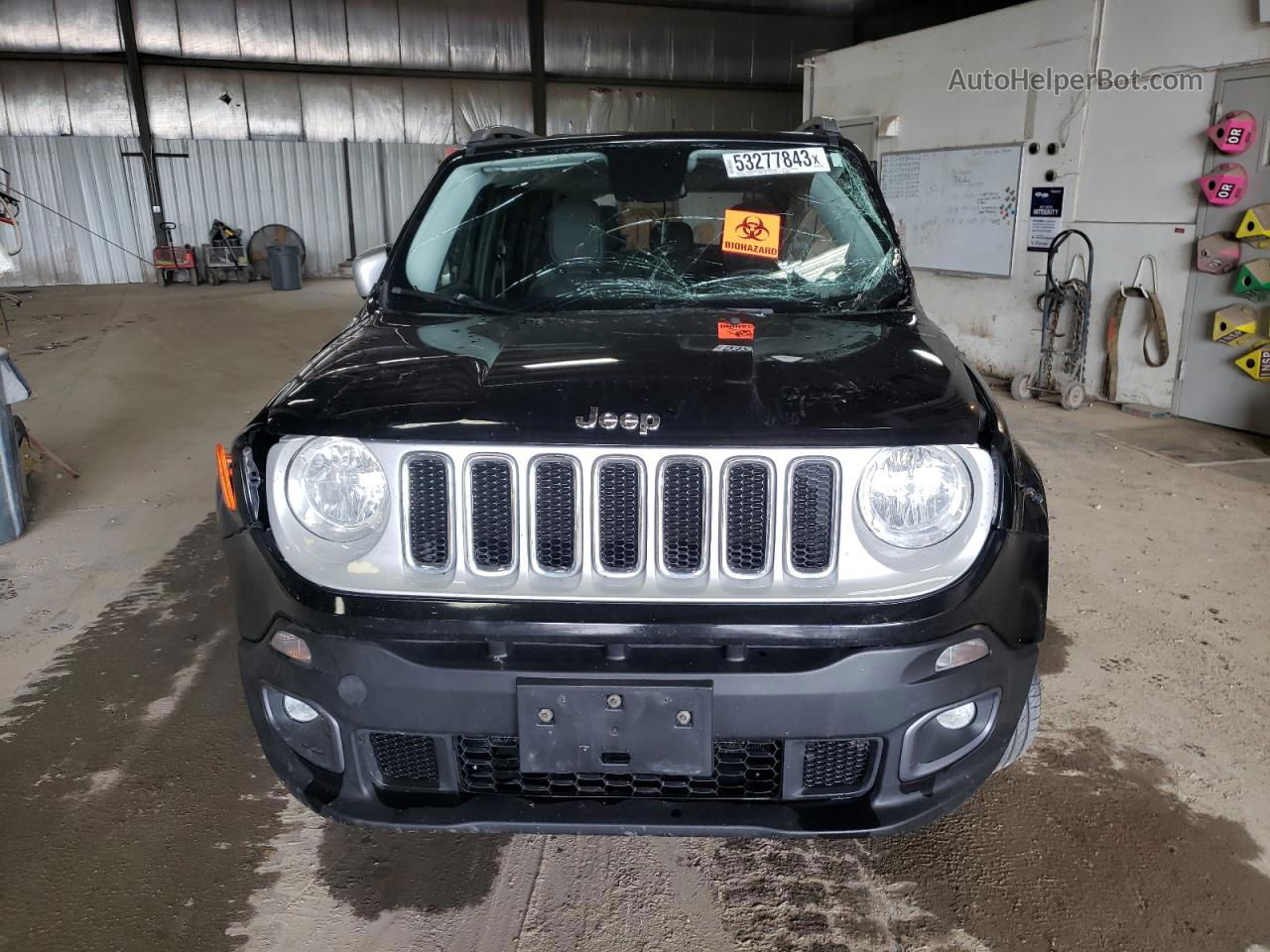 2015 Jeep Renegade Limited Black vin: ZACCJBDT2FPB43187