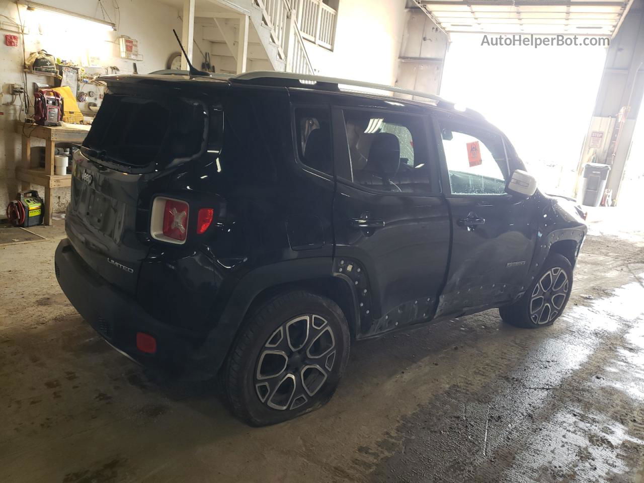 2015 Jeep Renegade Limited Black vin: ZACCJBDT2FPB43187