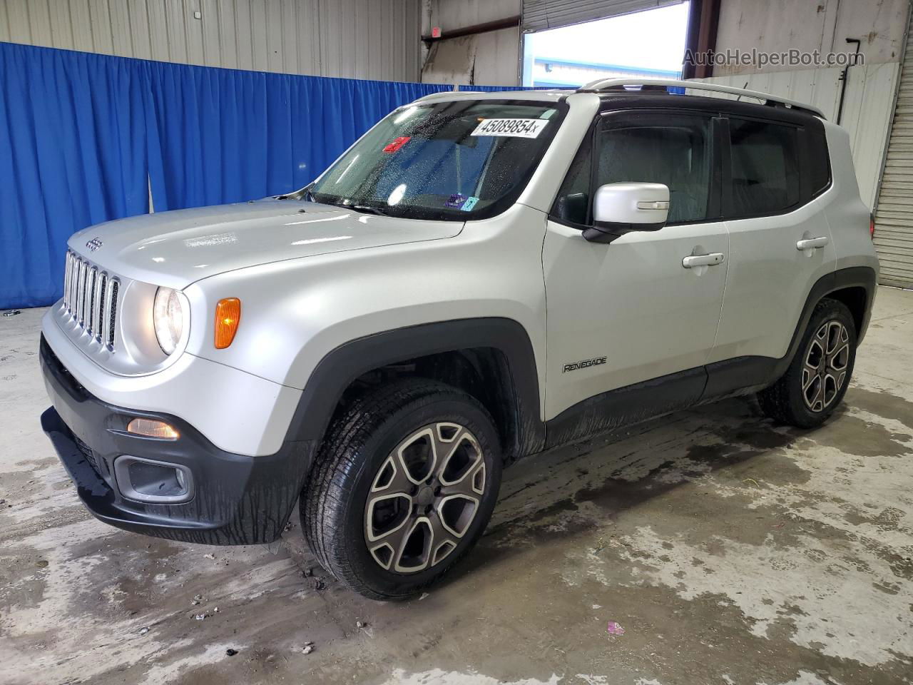 2015 Jeep Renegade Limited Silver vin: ZACCJBDT2FPB50530