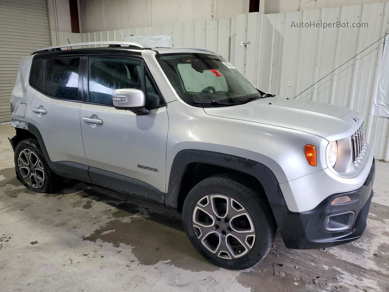 2015 Jeep Renegade Limited Silver vin: ZACCJBDT2FPB50530