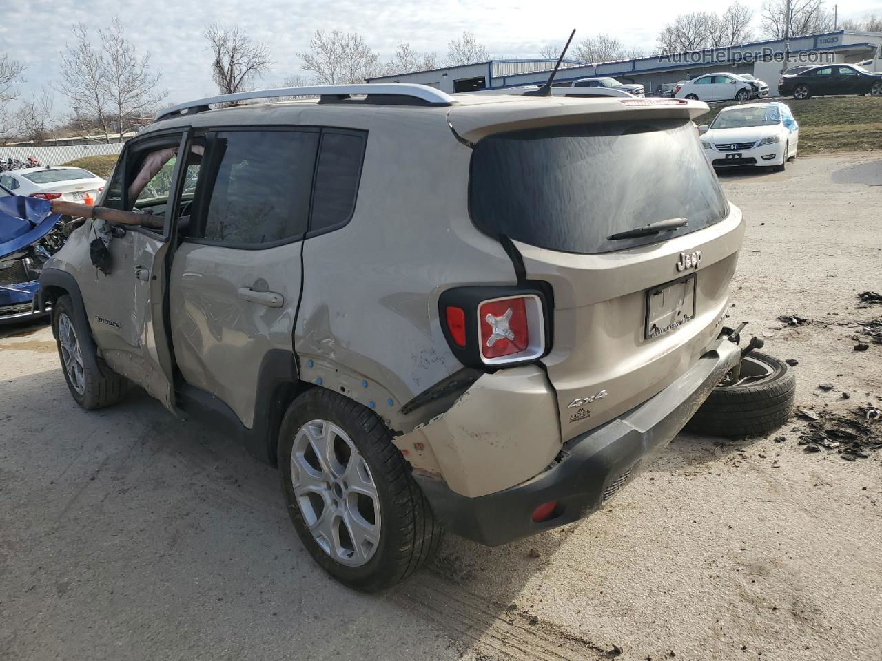 2015 Jeep Renegade Limited Tan vin: ZACCJBDT2FPC04232