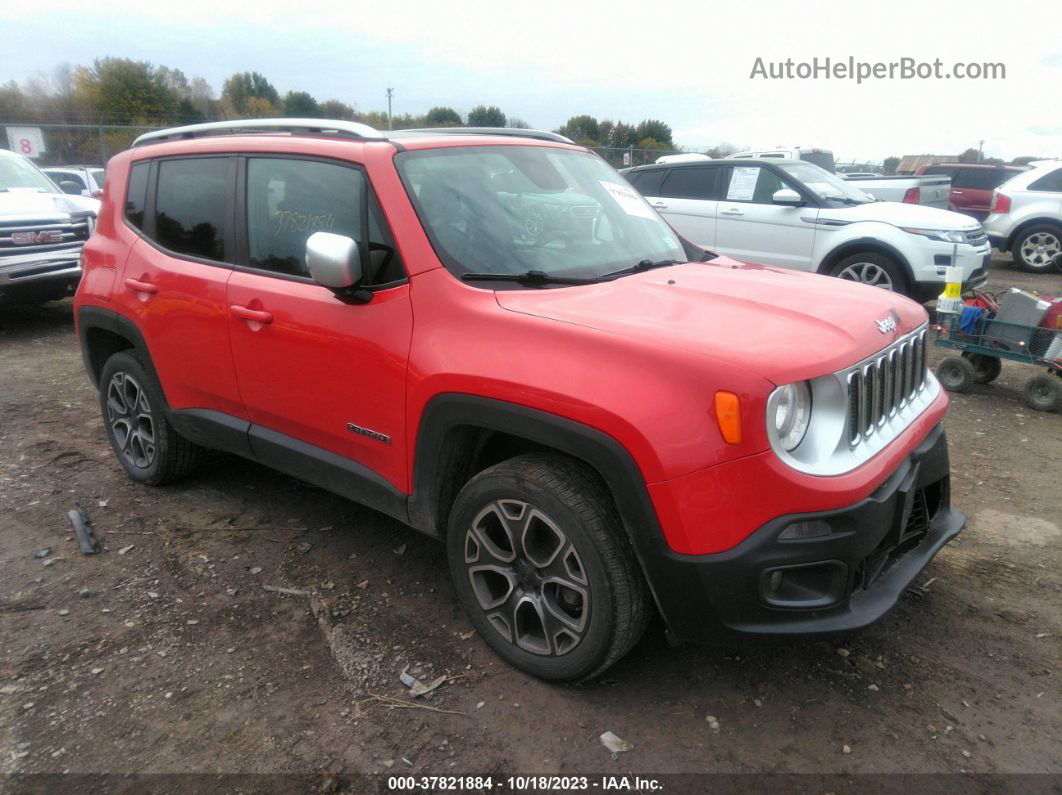 2015 Jeep Renegade Limited Красный vin: ZACCJBDT2FPC33648