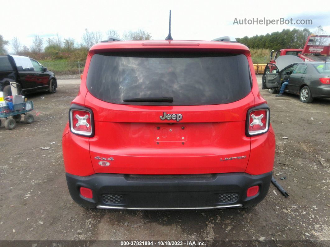 2015 Jeep Renegade Limited Красный vin: ZACCJBDT2FPC33648