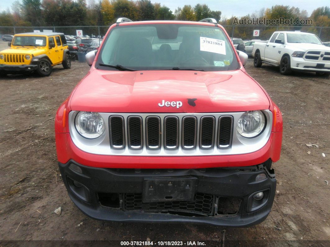 2015 Jeep Renegade Limited Red vin: ZACCJBDT2FPC33648